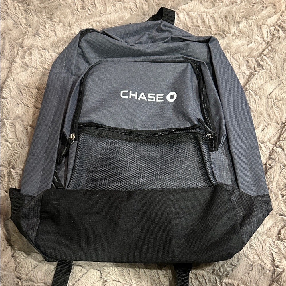 Chase Gray and Black Men's Backpack